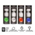 GoSports Light Up LED Golf Balls 12 Pack Impact Activated with 10 Minute Timer