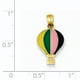 Ballon à Air Chaud Jaune/vert/rose/noir en Or Jaune 14 Carats – image 2 sur 2