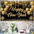 thumbnail image 3 of Banderín decorativo Ansoufien Happy New Year 2025, 180 x 110 cm, 3 of 5