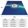 thumbnail image 5 of Embry-Riddle Aeronautical University Blanket, Flannel Blankets Light Plush Bed Blanket, Suitable for Bed Sofa & Gift for Family, 5 of 6