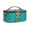 Turquoise, variant on Wrangler Travel Makeup Bag 2pcs Set Large Cosmetic Bag with Makeup Brush Holder Portable Make Up Organizer, Turquoise