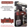 thumbnail image 1 of Xihbxyly Organizador de Asiento de Coche con Diseño de Piel de Cordero, Gancho Trasero Multifuncional, Portavasos y Compartimento de Almacenamiento, Diseño Elegante y Duradero, Fácil de Instalar, Aju, 1 of 3