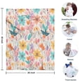 thumbnail image 4 of Pioneer Flower Blanket,Comfortable Soft Flannel Throw Blanket,All Season,Warm Lightweight Blankets for Sofa Bed Couch Living Room Chair,30"x40"(80x100cm), 4 of 4