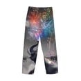 thumbnail image 3 of Lsque Elephant Fireworks Celebration Print Men's Pajama Pants, Lounge Pant - Comfortable Home Wear,Elastic Waistband, Stylish Design-XX-Large, 3 of 9