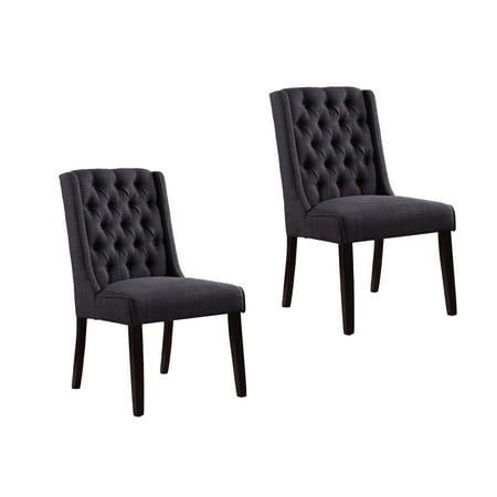 Best Master Furniture's Contemporary Tufted Wingback Dining Chair, Set of