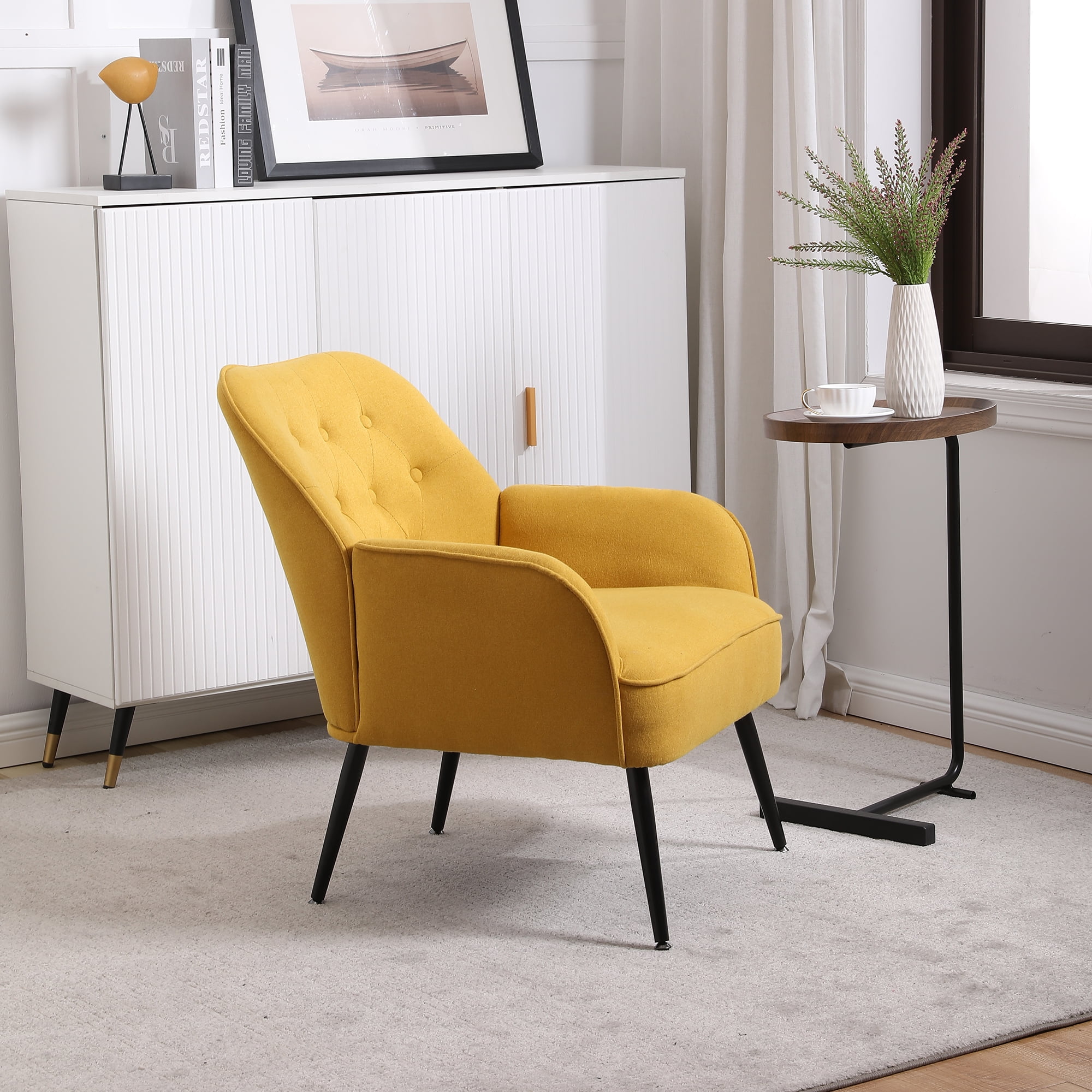 Kadyn 31" Armchair, Single Sofa Chairs for Living Room, Yellow Lounge Chair Kadyn 31" Armchair, Single Sofa Chairs for Living Room, Yellow Lounge Chair