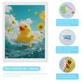 thumbnail image 3 of Diamond Art Kit for Adults, Yellow Duck Blue Sky Flowers Diamond Painting for Adults Beginners, 5D DIY Diamond Art Painting Kits, Colorful Diamond Painting Craft for Home Decor 12x16, 3 of 7
