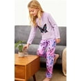 thumbnail image 3 of Aideaone Girls Fleece Pajamas Set Kids Soft Flannel Winter Pjs 2 Piece Size 7-14, 3 of 9