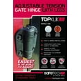 thumbnail image 3 of Safetech SHG-90L TopKlik Self Closing Gate Hinge (Black), 3 of 9