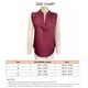 thumbnail image 2 of Blusa con cordones, blusa sin mangas con escote en V y cordones para mujer Blusa con cordones Rendimiento potente, 2 of 2