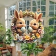 thumbnail image 4 of Easter Bunny And Egg Hanging Ornaments 2D Flat Designs, Acrylic Bunny And Egg Ornaments For Home Garden, Flat Acrylic Easter Decor For Wall Decoration, 4 of 6