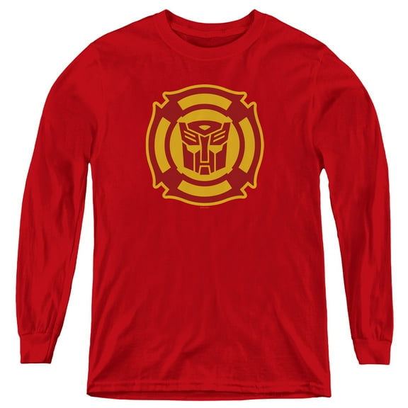 Transformers - Rescue Bots Logo - Youth Long Sleeve Shirt - Large