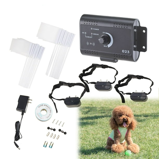 2 OR 3 Dogs Underground Electric Dog Fence Waterproof Shock Collars