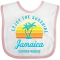 thumbnail image 3 of Inktastic Enjoy the Sunshine Jamaica Summer Paradise Boys or Girls Baby Bib, 3 of 4