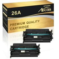 Arcon 2-Pack Compatible Toner for HP 26A CF226A 26X CF226X works with LaserJet Pro M402dn M402n M402d M402dw MFP M426dw M426fdw M426fdn Printers (Black)