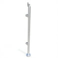 thumbnail image 5 of High Glass Balustrade Railing Post 110cm Glazing 316  Stainless Steel Handrail End Post with Top, 5 of 12