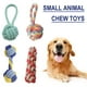 thumbnail image 3 of Pelota colgante de una mano (C)$Juguete de cuerda para masticar con nudo para perros, pelota de cuerda grande para perros, resistente a la dentición de cachorros, resistente a las mordeduras y al, 3 of 8