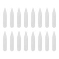 thumbnail image 1 of 200Pcs Daily Shirts Collar Stays Transparent Shirt Collar Stiffeners Collar Corners, 1 of 2