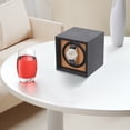thumbnail image 4 of 1 PCS  13*13*13.5cm/5.1*5.1*5.3in Watch Winder, Automatic Single Watch Winder, Automatic Watch Winder Storage Box, 4 of 12