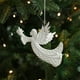 thumbnail image 1 of Adorno Colgante Blanco Irregular con Purpurina para Árbol de Navidad, Decoración Navideña, Hogar, Tienda, Escaparate., 1 of 6