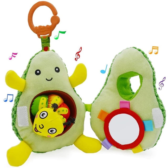 Juguetes De Peluche Con Espejo Clip-On Relleno Adorable Aguacate Juguete Lavable Muñeco De Peluche Juguete Hogar Niños Regalo De Bebé Scienceny FN006195-00