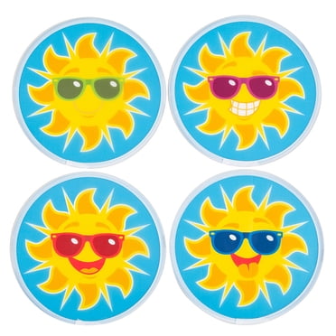 Cool Sun Flying Discs, Toys, Party Supplies, 12 Pieces