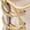 Beige-06, variant on Girls Boots Mid Calf Lace Up Riding Boots Waterproof PU Leather Side Zipper Punk Goth Boots