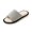 Black, variant on Women's Waffle Linen Knit Slippers, Open Toe Breathable House Shoes, Non Slip Sole Lightweight Indoor Spa Slides for All Seasons