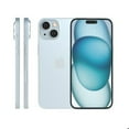thumbnail image 2 of Restored Apple iPhone 15 - Carrier Unlocked - 256GB Blue (Refurbished), 2 of 5