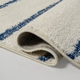 thumbnail image 5 of JONATHAN Y MOROCCAN HYPE 2 x 8 Runner Rug, Williamsburg Minimalist Stripe - Cream/Navy, MOH201E-28, 5 of 9