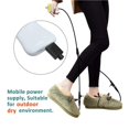 thumbnail image 4 of Inteprter De zapatos térmicos para mujer, calentadores de pies antideslizantes a la moda resistentes al desgaste, pantuflas USB extraíbles Suministros térmicos, 4 of 6