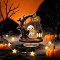 thumbnail image 4 of Halloween Decorations Indoor Clearance, 2D Halloween Spinning Acrylic Tabletop Figurine – Cute Ghost 360-Degree Rotating Ornament, for Mantel, Shelf, Desk & Halloween Gifts (B), 4 of 6