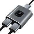 thumbnail image 1 of Hdmi Switch 4k Hdmi Splitter-techole Aluminum Bi-Directional Hdmi Switcher 2 In 1 Out, No External Power Required, Support 4k 3d Hd 1080p For Xbox, 1 of 5