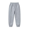 thumbnail image 3 of Enridrech Sweatpants for Girls Elastic Waisted Joggers Fall Winter Casual Soft Slim Leg Jogger with Pockets, 3 of 5