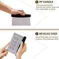 thumbnail image 2 of Metal Griddle Scraper Chopper, Stainless Steel Dough Bench Scraper Pastry Cutter with Measuring Marks, Multi-purpose Kitchen Tool for Flat Top Grilling/Baking/Cooking, Dishwasher Safe, 2 pack, 2 of 7