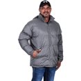 thumbnail image 2 of Tallino Men's Cold Weather Mock Neck Puffer Jacket with Zip Off Hood, 2 of 7