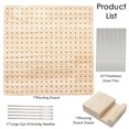 thumbnail image 3 of DIY Handmade Wool Knitting Pad 23.5*23.5*2cm Square Crochet Shaper With 20 Shape Needles High quality, 3 of 5