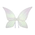 thumbnail image 4 of Ala de mariposa para niñas, fácil de poner, alas de ángel creativas para cumpleaños festivos Blanco, 4 of 8