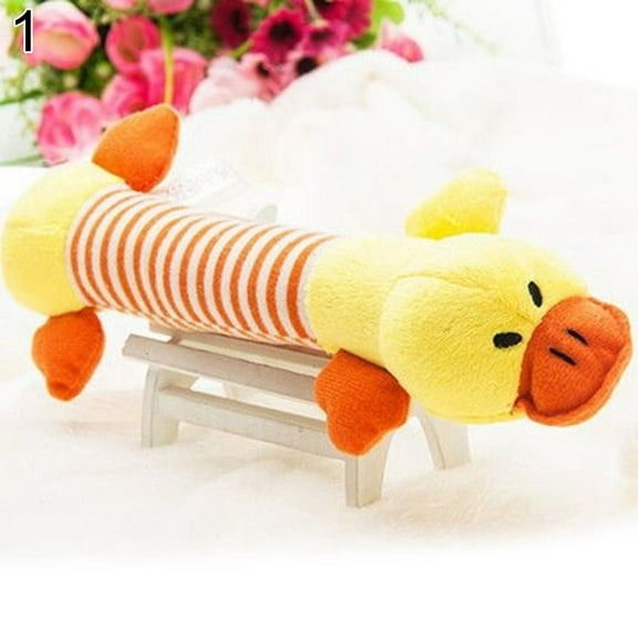 UDIYO Elephant Pig Duck Squeaky Squeaker Plush Chew Play Souud Toy for Pet Puppy Dog