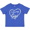 thumbnail image 3 of Inktastic I Love My Gigi in White Chalk Heart Boys or Girls Baby T-Shirt, 3 of 5