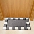 thumbnail image 5 of Entryway Door Mat Rug Non-Slip Microfiber | Thick Soft Velvet Area Carpet for Living Room Bedroom Bedside Study | TPR Bottom | Skin-Friendly | 40x60cm | 1 Pack, 5 of 6
