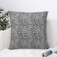 thumbnail image 4 of Yiaed Black Leopard Print Pillow Covers Super Soft Decorative Square Throw Pillow Covers Case Cushion Covers for Sofa Couch Bedroom Car Decor（No pillow core）-16"x16", 4 of 7