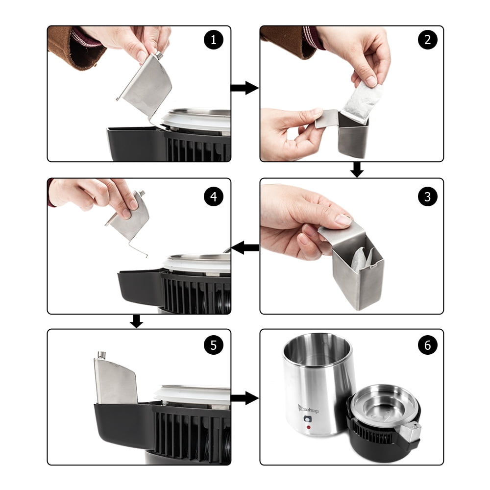 【Replace 23124634】750W Water Distiller Electric Purifier Stainless Steel Glass Water Filters