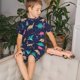 thumbnail image 4 of Fotbe Cartoon Dinosaur Pijama Estampada de 2 Piezas para Niños – Ropa de Dormir de Manga Corta Cómoda para Niños y Niñas, Camiseta y Shorts de Algodón-4X-Large, 4 of 6