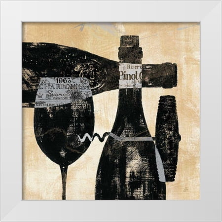 Brissonnet, Daphne 12x12 White Modern Wood Framed Museum Art Print Titled - Wine Selection I