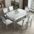 thumbnail image 2 of Genina Waterproof Seat Covers for Dining Room Chairs seat Covers Kitchen Chair Covers slipcovers (Beige, 4 Pcs), 2 of 7