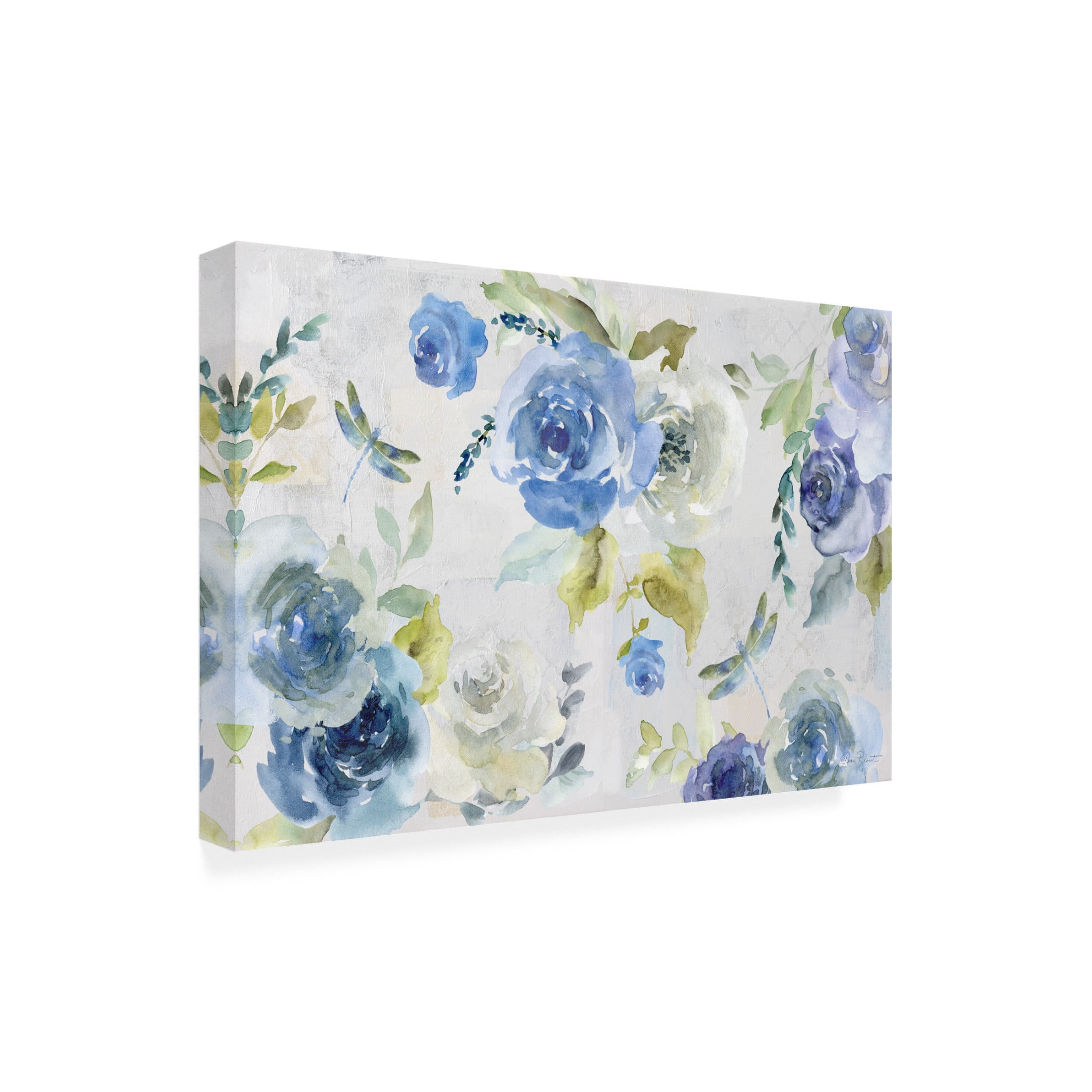 Canvas Wall Art - Jean Plout 'June Textures C' Wall Art for Living Room, Bedroom, or Office Décor by Trademark Fine Art - 32 x 22 Inches
