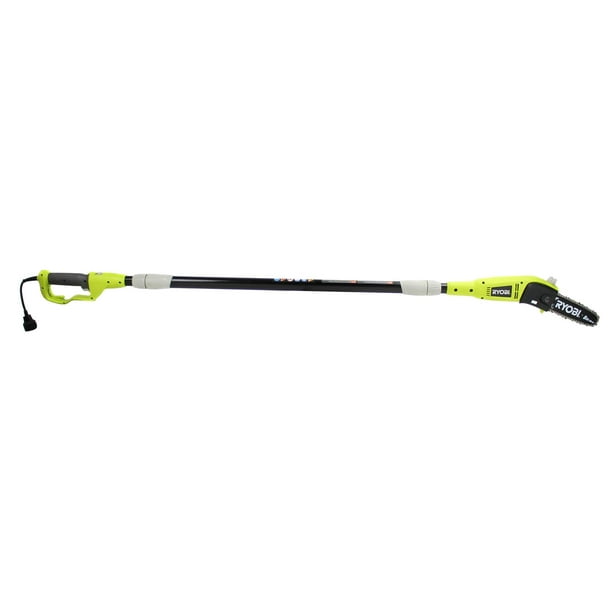 Ryobi RY43160 6 Amp 8" Bar Electric Corded 9 Foot Pole Saw Tree Pruner