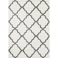 thumbnail image 1 of Ecarpetgallery  Loft Ivory Microfiber Shag Rug, 1 of 5