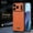 Orange, variant on Dteck Case for iPhone 17 Pro,Shockproof Leather +TPU Case Lens Protection Slim Back Cover for iPhone 17 Pro,Black